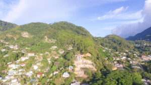 Kohima city in Nagaland surrounded by green hills