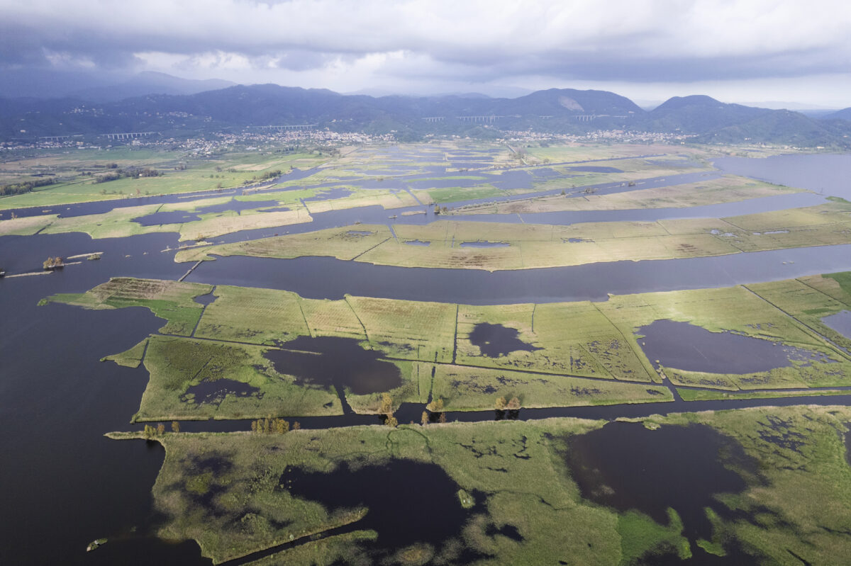 Scenic view of Manipur with Loktak Lake