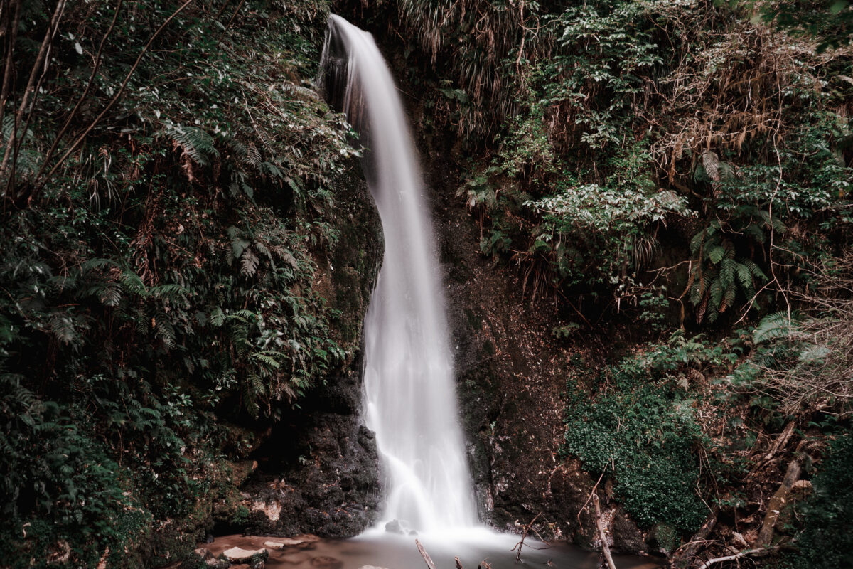 Scenic Mizoram hills with waterfalls and tribal villages