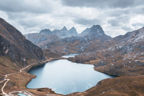 Panoramic view of Sikkim Himalayas with mountains, lakes, and scenic landscapes