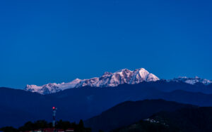 Panoramic view of Kanchenjunga from Pelling in Sikkim